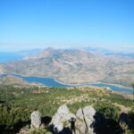 Monte Cane e il Lago Rosamarina